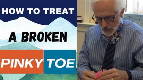 How To Treat A Broken Pinky Toe Before Hiking Or Camping Youtube