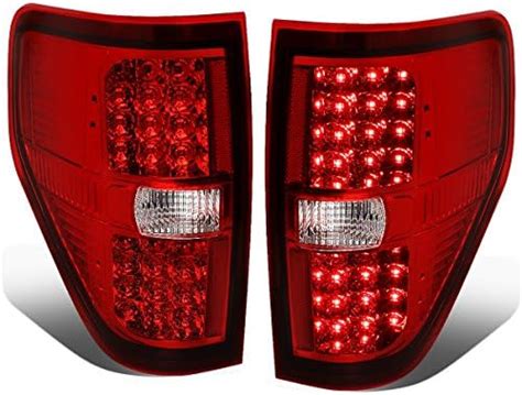 Dna Motoring Tl F15009 Led Ch Rd Led Tail Light Assembly Driver And Passenger Side Compatible