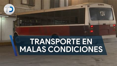 Marchan ante malas condiciones de transporte público YouTube