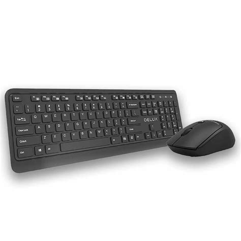 Combo Teclado y Mouse Inalámbrico Delux K6700 M335GX Electriservice