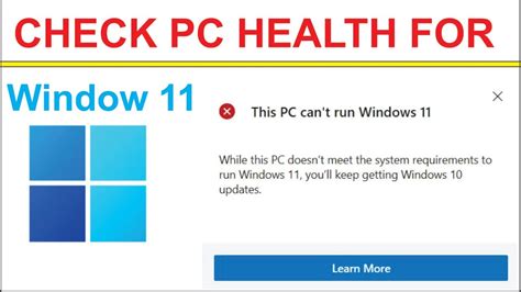 How To Check Pc Health For Windows 11 TPM Check Window 11 This Pc