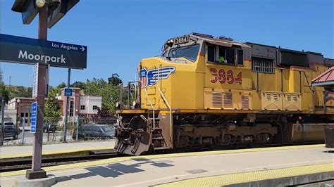 Railfanning On Busy Moorpark Afternoons Amtrak Union Pacific