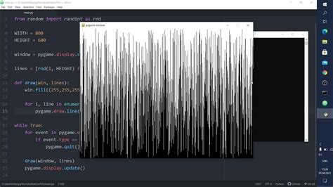 Bubble Sort Vizualization Using Python3 Pygame Youtube