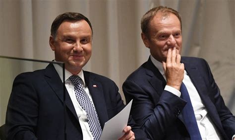 Tusk Kampania Dudy to wstyd na cały świat Duda odpowiada Cykor RMF 24