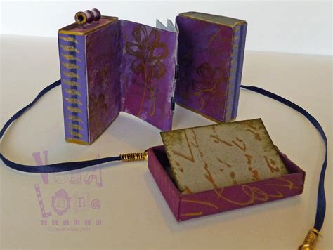 Vera Lane Studio Matchbox Mini Books