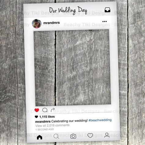 Instagram New Look Frame Cut Out With Instagram Prop Printable Diy For