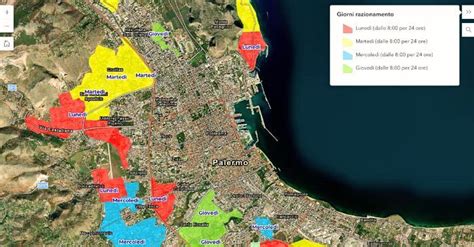 Acqua Razionata A Palermo La Mappa Interattiva Che Ti Dice Quando Manca