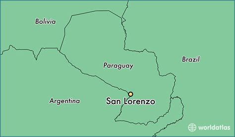 Where is San Lorenzo, Paraguay? / San Lorenzo, Central Map - WorldAtlas.com