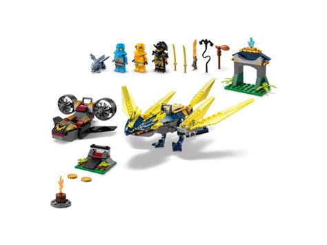 Lego Ninjago Nya I Arin Bitwa Na Grzbiecie Ma Ego Smoka