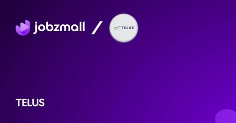 careers  job openings  telus jobzmall