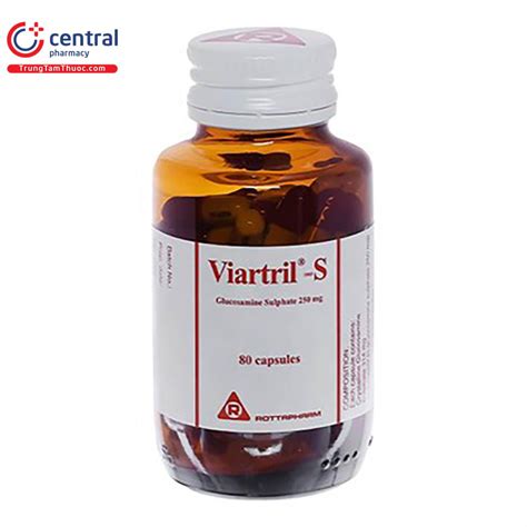 CHÍNH HÃNG Thuốc Viartril S 250mg Hộp 80 viên