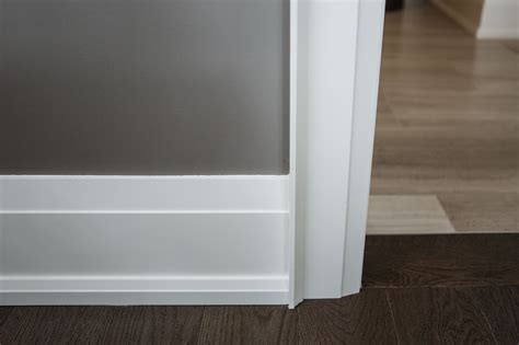 Contemporary Baseboards With Shoe Mould And Contemporary Casing With