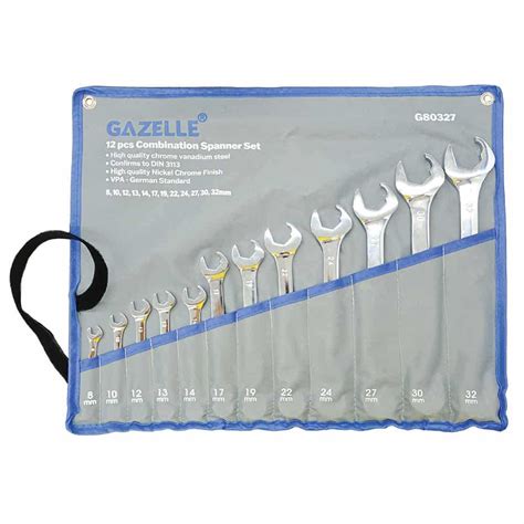 G80327 12 Piece Combination Spanner Set