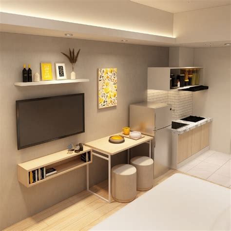Desain Interior Apartemen Studio 27 Desain Id