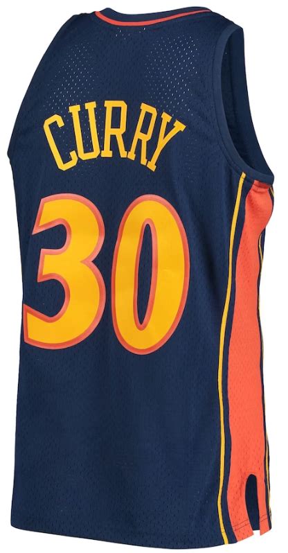 Stephen Curry Jersey Navy Golden State Warriors Swingman Adult Hardwood Classic 2009 10 Jersey