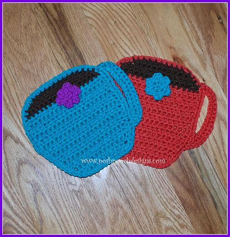 Ravelry Coffee Cup Hot Pad Pattern By Sara Sach