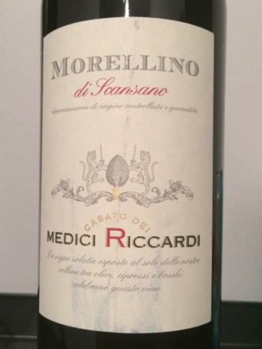 Medici Riccardi Morellino Di Scansano Vivino Us