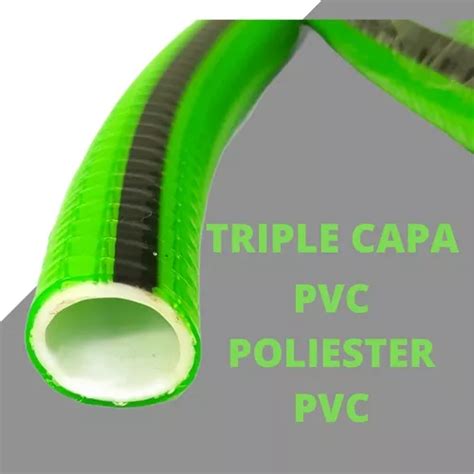 Manguera Riego Pvc Mallada 1 Pulgada 25mm 25m Alta Presión en venta en