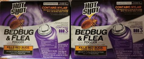 Hot Shot Foggers Bedbug And Flea Fogger Foggers Each Pack Total