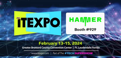 Join Us At Itexpo 2024 Hammer