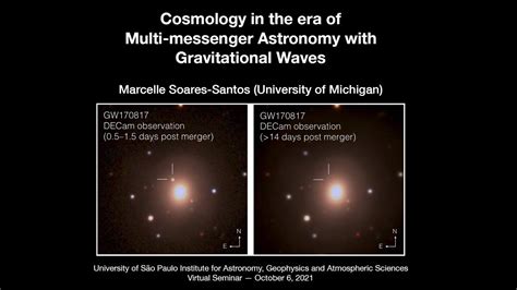 Astronomy Seminar Cosmology In The Era Of Multi Messenger Astronomy