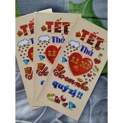 Bao lì xì mẫu hot trend set 10 cái Shopee Việt Nam