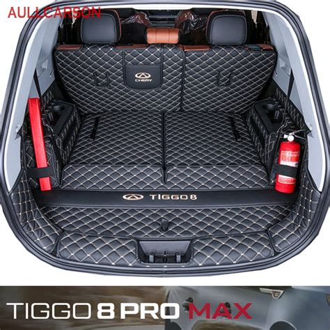 For Chery Tiggo Pro Max Trunk Mat Leather Durable Cargo