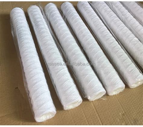 Pre Filtration String Wound Glass Fiber Filter 20 Inch 10 Micron Spiral