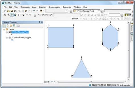 Cómo crear una capa de polígonos a partir de puntos en ArcGIS