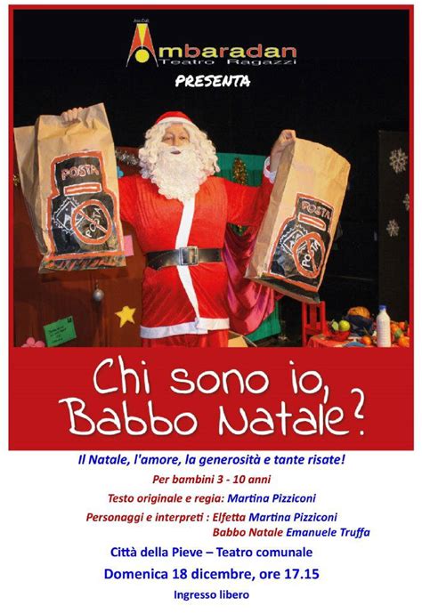 Spettacolo per bambini a Città della Pieve Chi sono io Babbo Natale