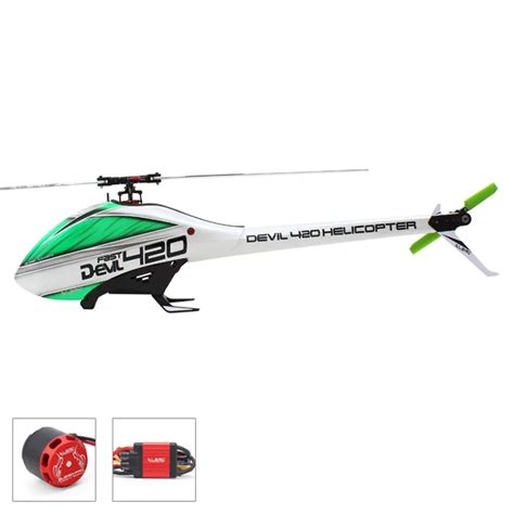 ALZRC Devil 420 Helicopter 420 FAST FBL Combo Included 60A V4