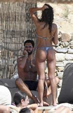 Raffaella Fico In Bikini At A Beach In Greece Hawtcelebs