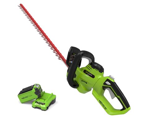 Greenworks G40ht61k2 G Max 40v Cordless Hedge Trimmer With 2ah Battery And 2a Charger