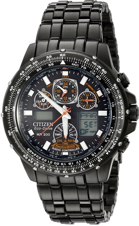 Citizen Men S JY0005 50E Eco Drive Skyhawk A T Stainless Steel Watch