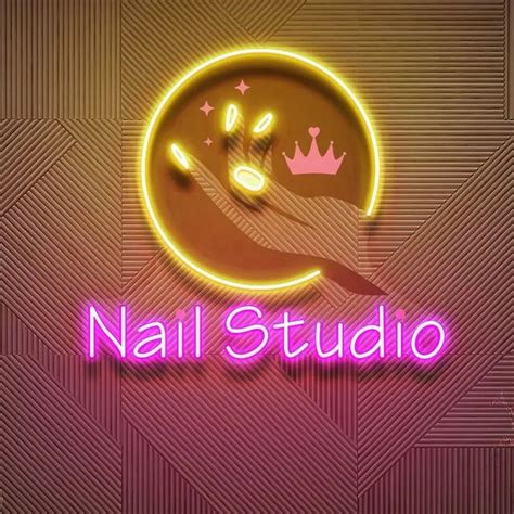 Custom Nail Studio Hand Nails Studio Nail Neon Sign Hand Nail Store