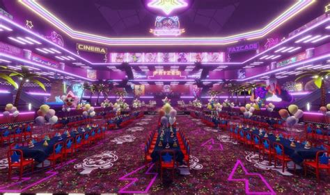 Main Attrium Remake Security Breach Fnaf Freddy Fazbear Five