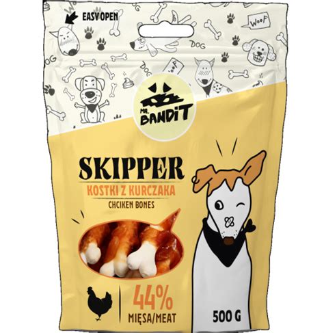 Mr Bandit Skipper Chicken Bones 500g Przysmaki Żywienie i akcesoria