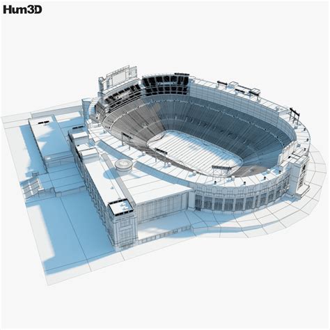 Lambeau Field D Model Architecture On Hum D