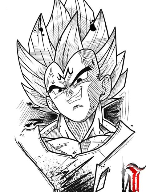 Majin Vegeta Dragon Ball Z Tatuagens De Anime Desenhos Para Tatuagem Vegeta Desenho