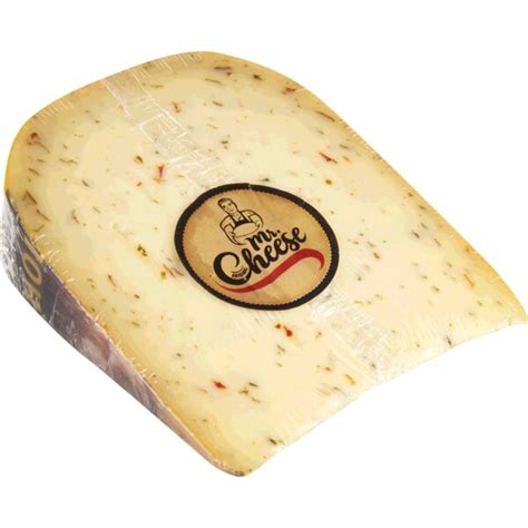 Queijo Gouda Ervas Porção Peso Aproximado 200 g Mr Cheese