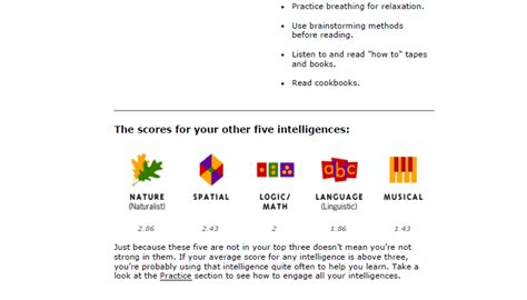 Solved 8/29/2017 Multiple Intelligences - Assessment | Chegg.com