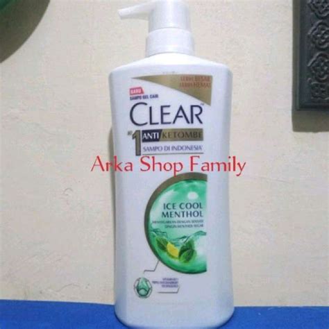 Jual CLEAR Shampoo Ice Cool Menthol Anti Ketombe 660ml Anti Dandruff