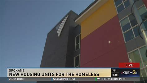 New Housing Units For The Homeless Open In Spokane Krem