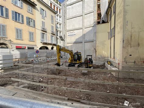 Milano Cinque Vie Cantiere Santa Marta E Zecca Vecchia Fine