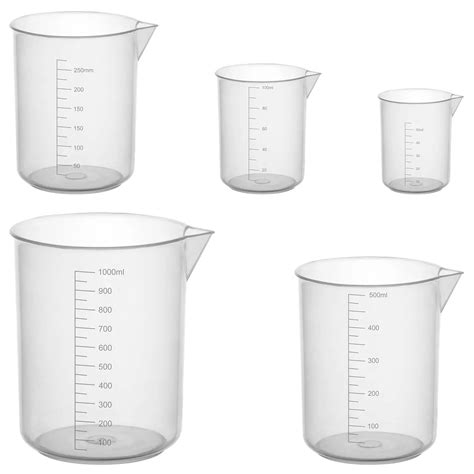 Plastic Beaker Set Graduated Beaker Measuring Beaker Set Stonylab