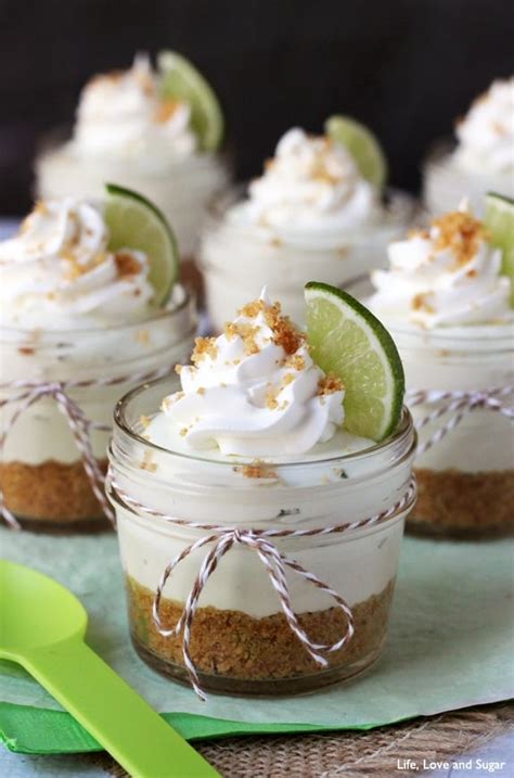 No Bake Key Lime Cheesecake In A Jar Life Love And Sugar