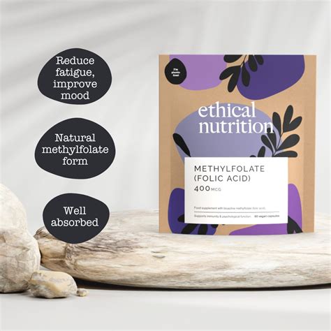 Pure Folic Acid 400mcg as Methylfolate – Ethical Nutrition