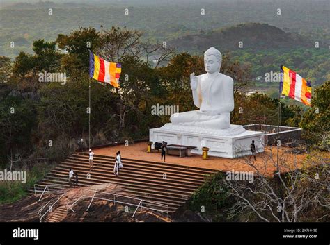 Statue Of Buddha Mihintale Anuradhapura Sri Lanka Stock Photo Alamy