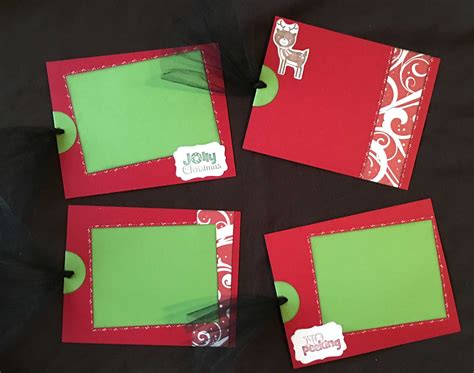 Mini Album Kit Mini Scrapbook Album Christmas Scrapbook Premade Mini