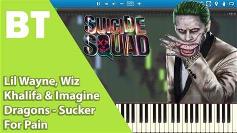 Lil Wayne Wiz Khalifa Imagine Dragons Sucker For Pain Piano Cover